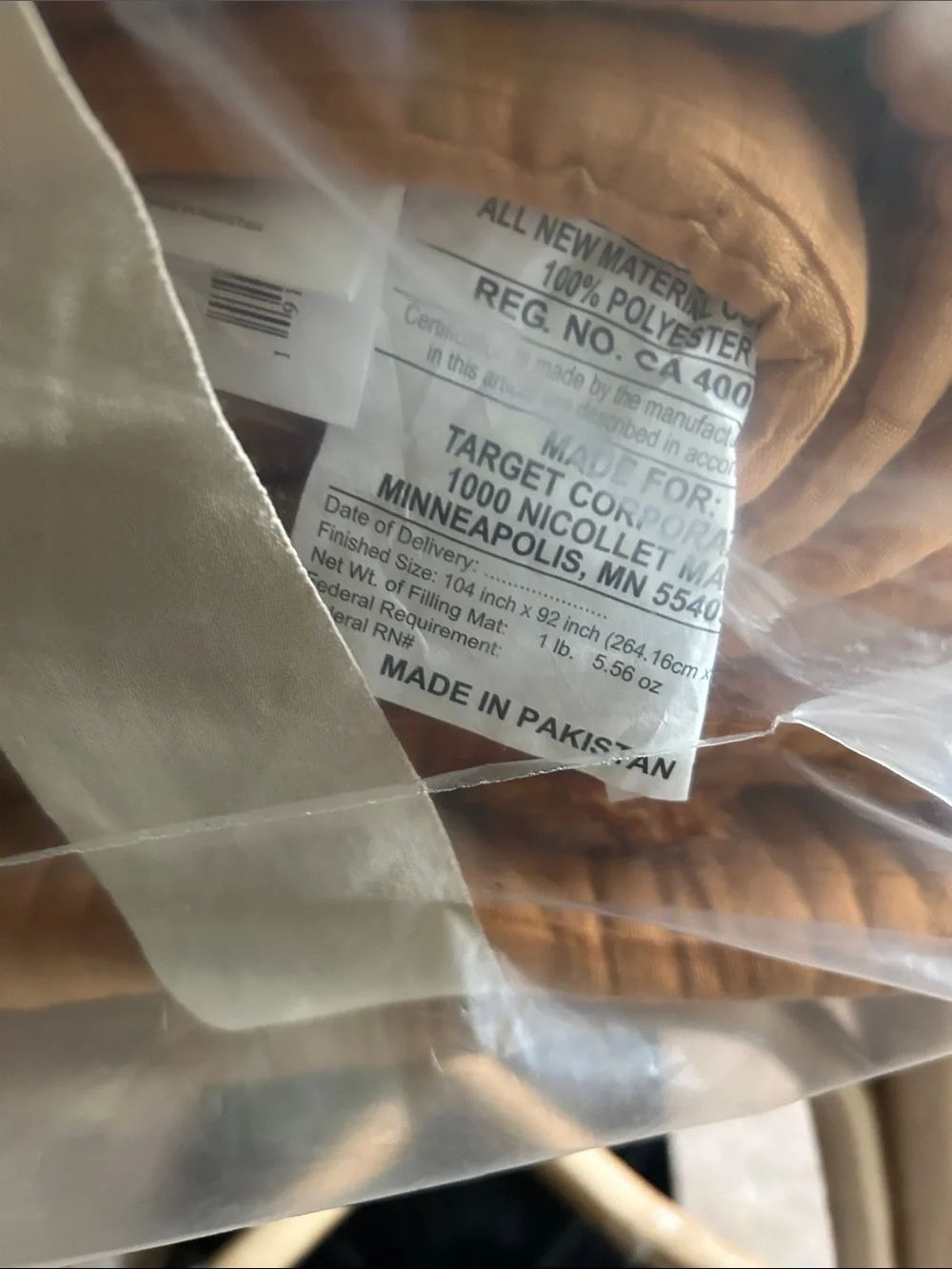 Threshold King Cotton Double Cloth Quilt - Mustard